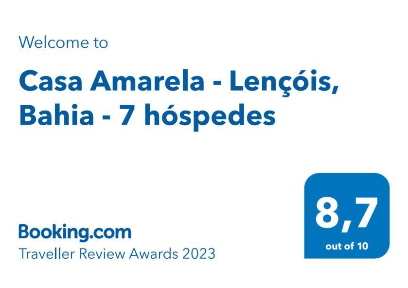 Casa Amarela - Lencois, Bahia - 7 Hospedes Екстериор снимка