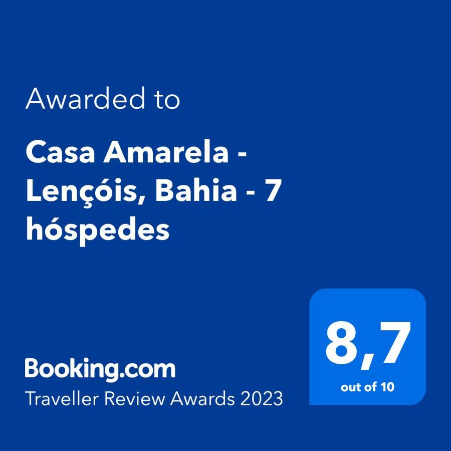 Casa Amarela - Lencois, Bahia - 7 Hospedes Екстериор снимка